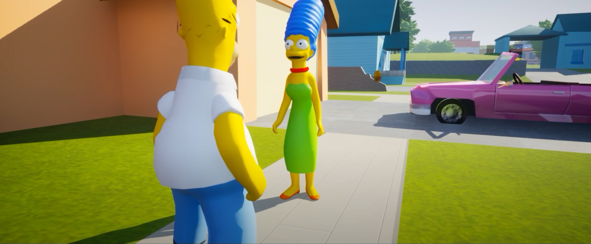 Check Out Simpsons Hit And Run Remade In Unreal Engine 5 MegaGames